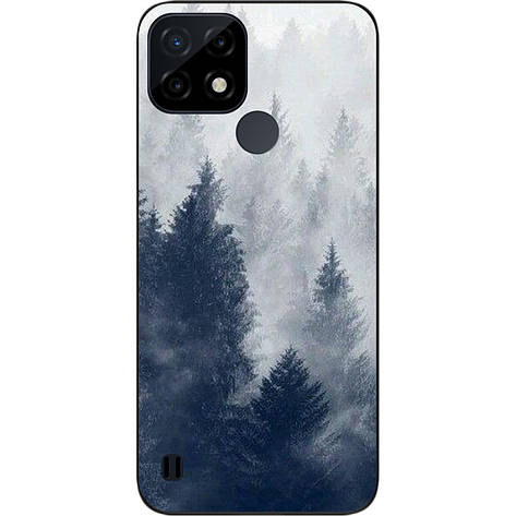 Чохол силіконовий Case для Realme C21 з картинкою Ліс, фото 1