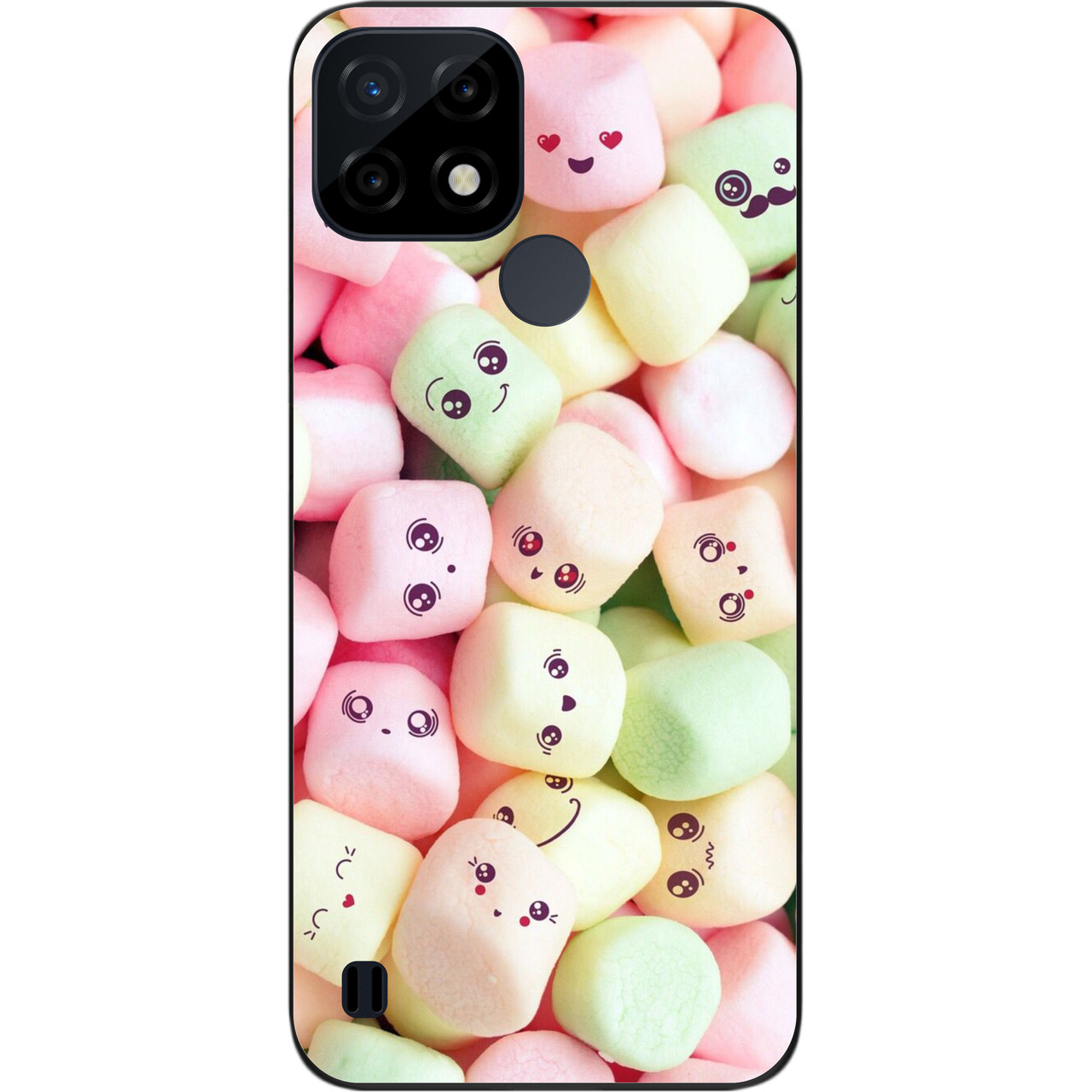 Силіконовий чохол Case для Realme C21 з картинкою Маршмелоу