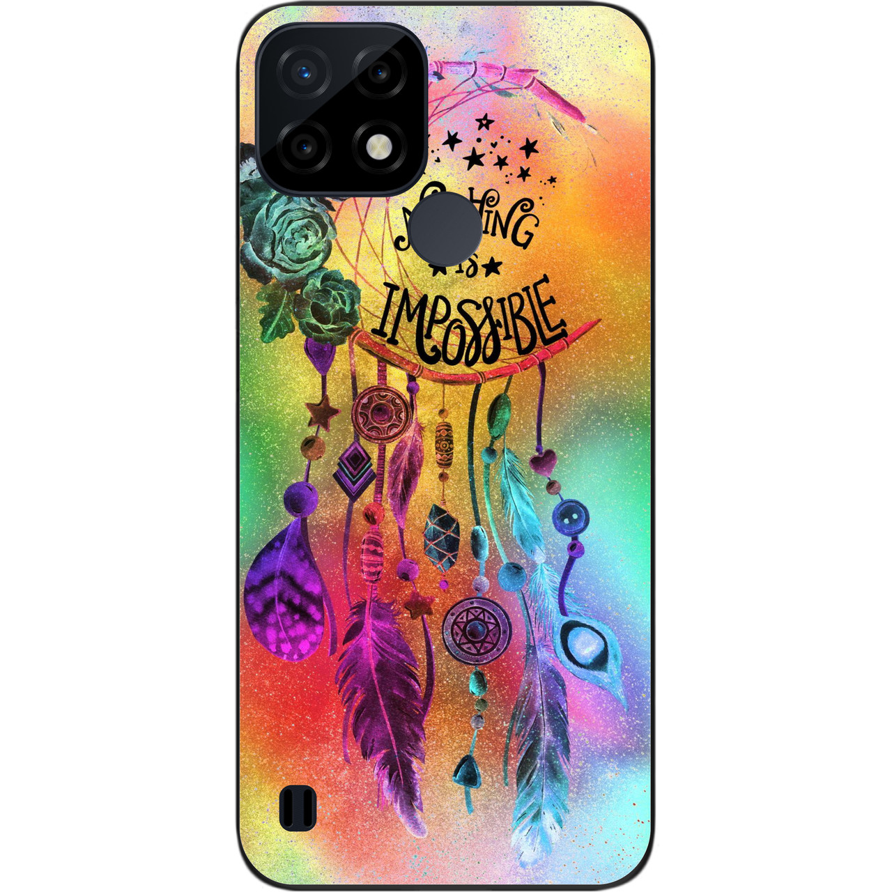 Силіконовий чохол Case для Realme C21 з картинкою Оберег
