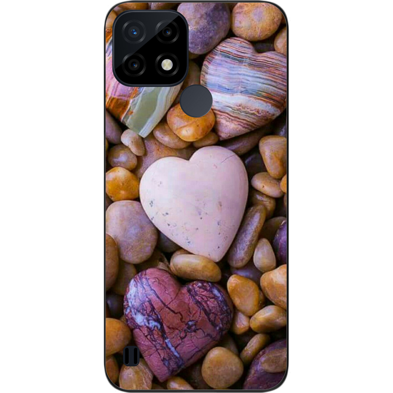 Силіконовий чохол Case для Realme C21 з картинкою Камені