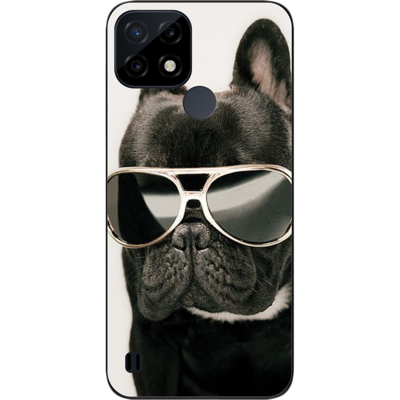 Силіконовий чохол Case для Realme C21 з картинкою Крутий пес