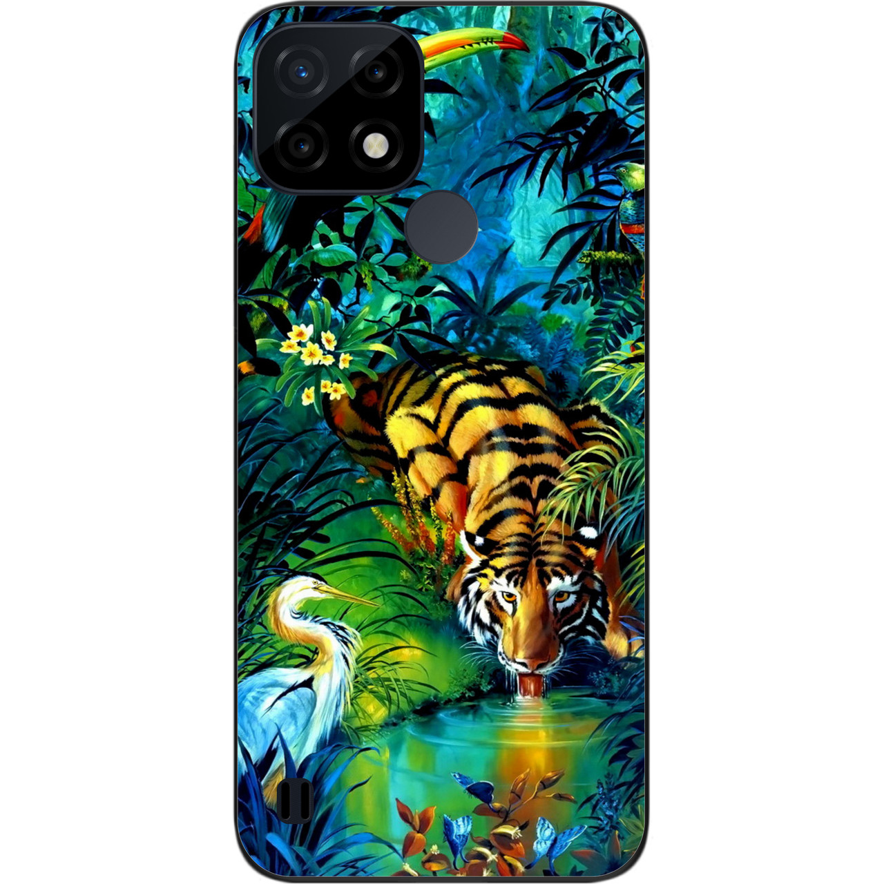 Силіконовий чохол Case для Realme C21 з картинкою Джунглі