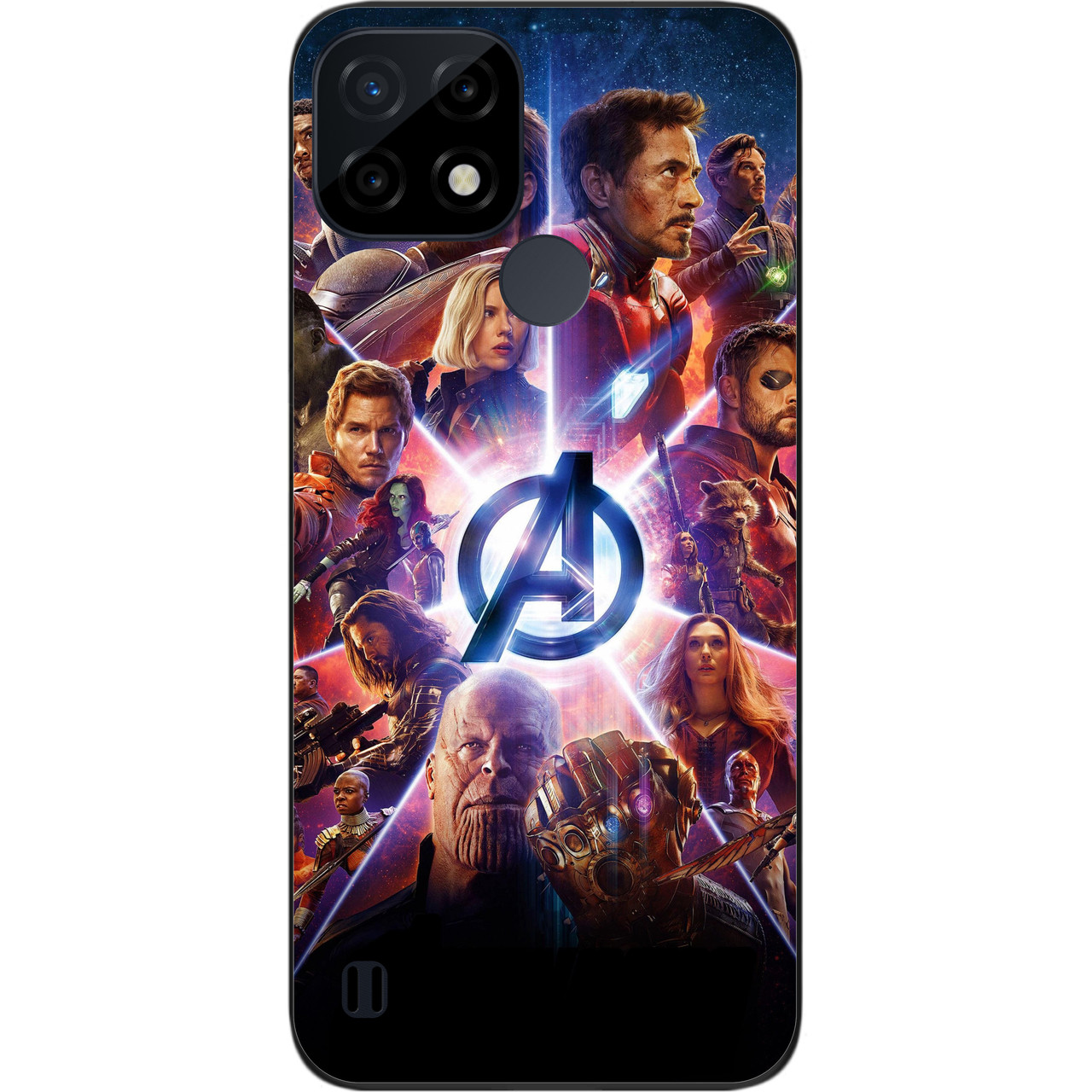 Силіконовий чохол Case для Realme C21 з картинкою Месники