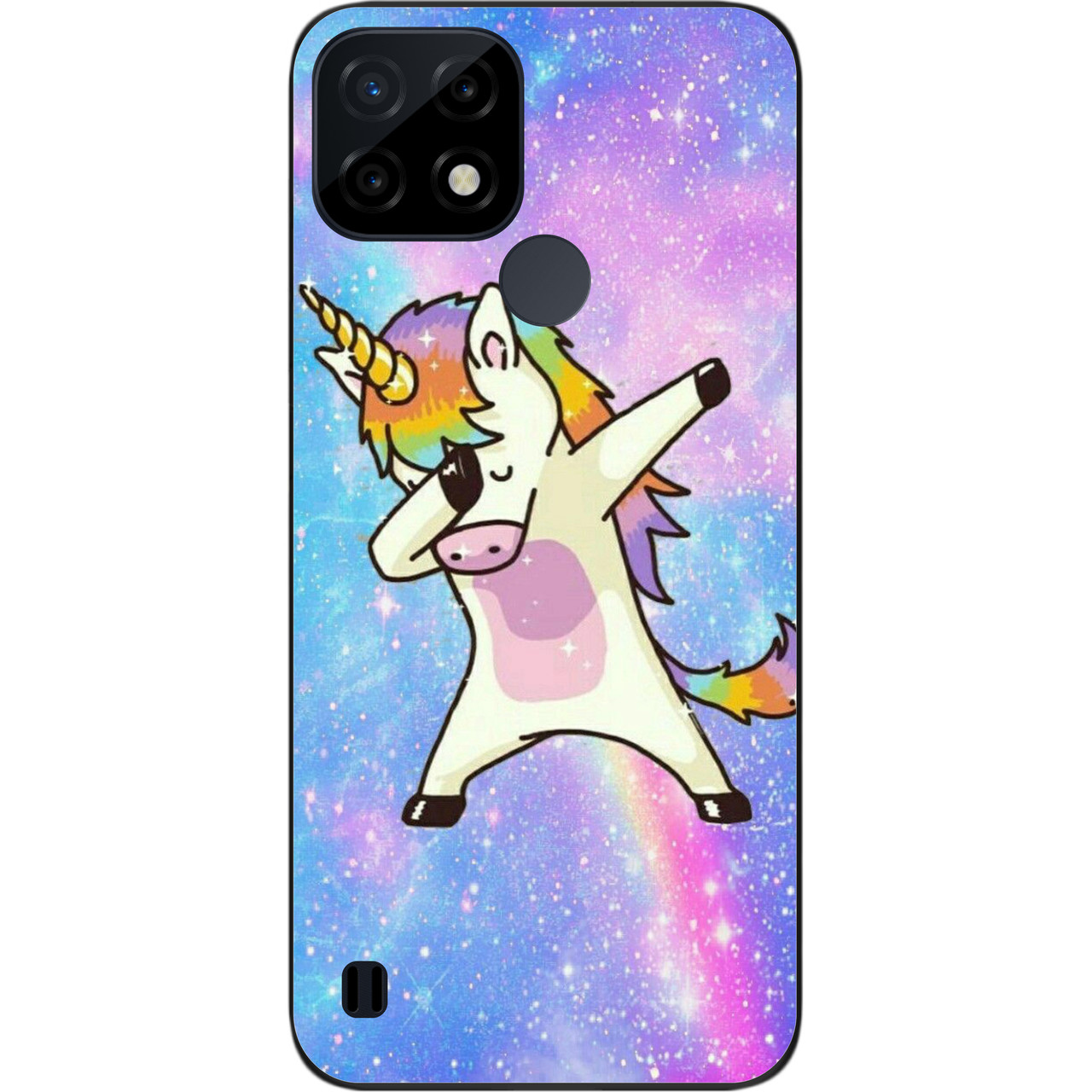 Силіконовий чохол Case для Realme C21 з картинкою Єдиноріг стилю