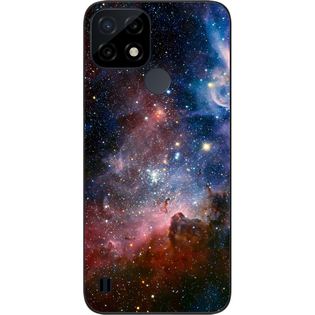 Силіконовий чохол Case для Realme C21 з картинкою Космос