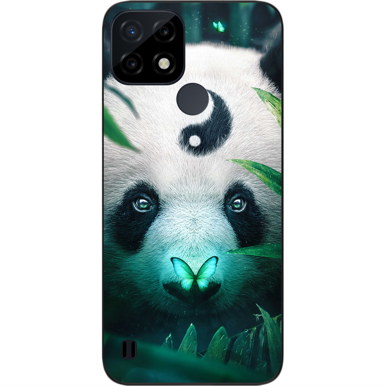 Силіконовий чохол Case для Realme C21 з картинкою Панда