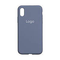 Чехол для iPhone Xr Silicone Case Full Size AA Цвет 28 Lavender grey