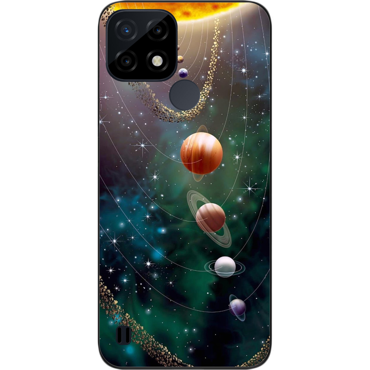 Силіконовий чохол Case для Realme C21 з картинкою Планети