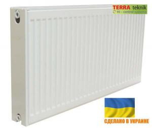 Сталевий Радіатор опалення (батарея) 300x1000 тип 22 Terra Teknik (бічне під'єднання)