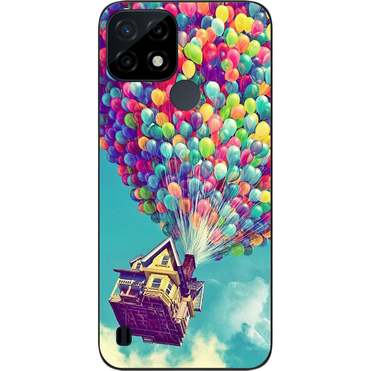 Силіконовий чохол Case для Realme C21 з картинкою Будинок