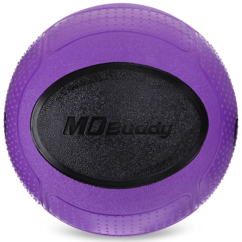 Мяч медицинский медбол Zelart Medicine Ball FI-2620-1 1кг фиолетовый-черный - фото 2 - id-p2009609666