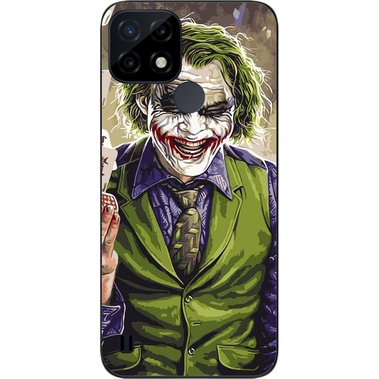 Силіконовий чохол Case для Realme C21 з картинкою Джокер