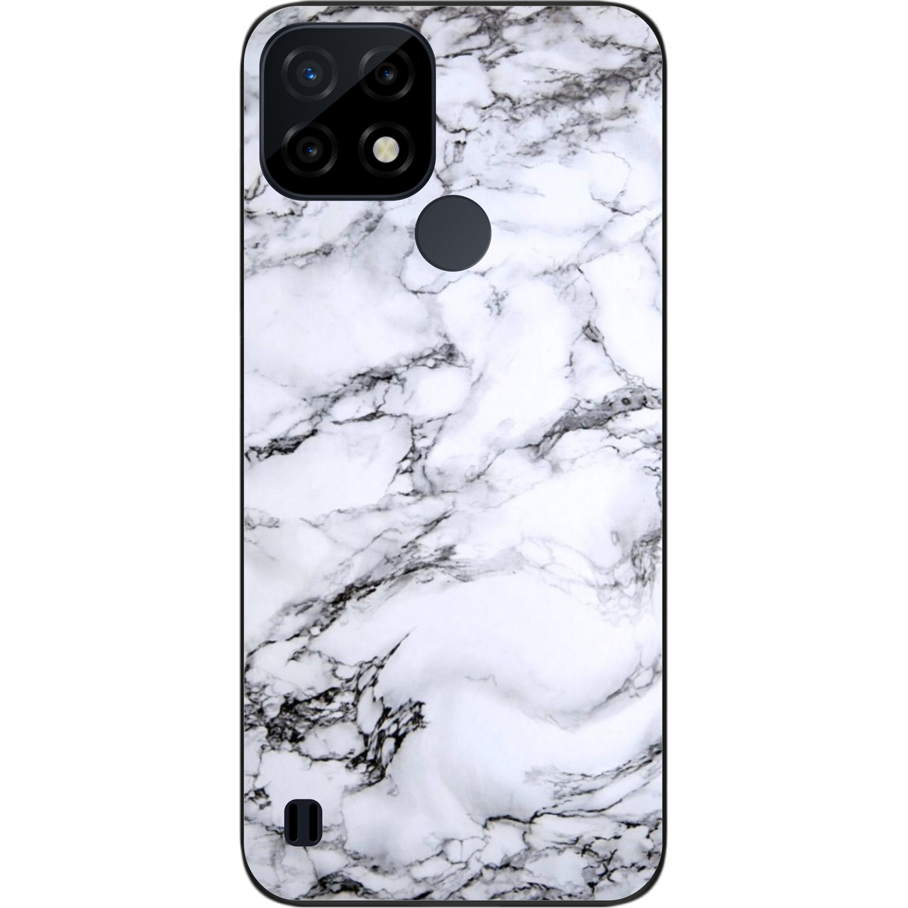 Силіконовий чохол Case для Realme C21 з картинкою Мармур