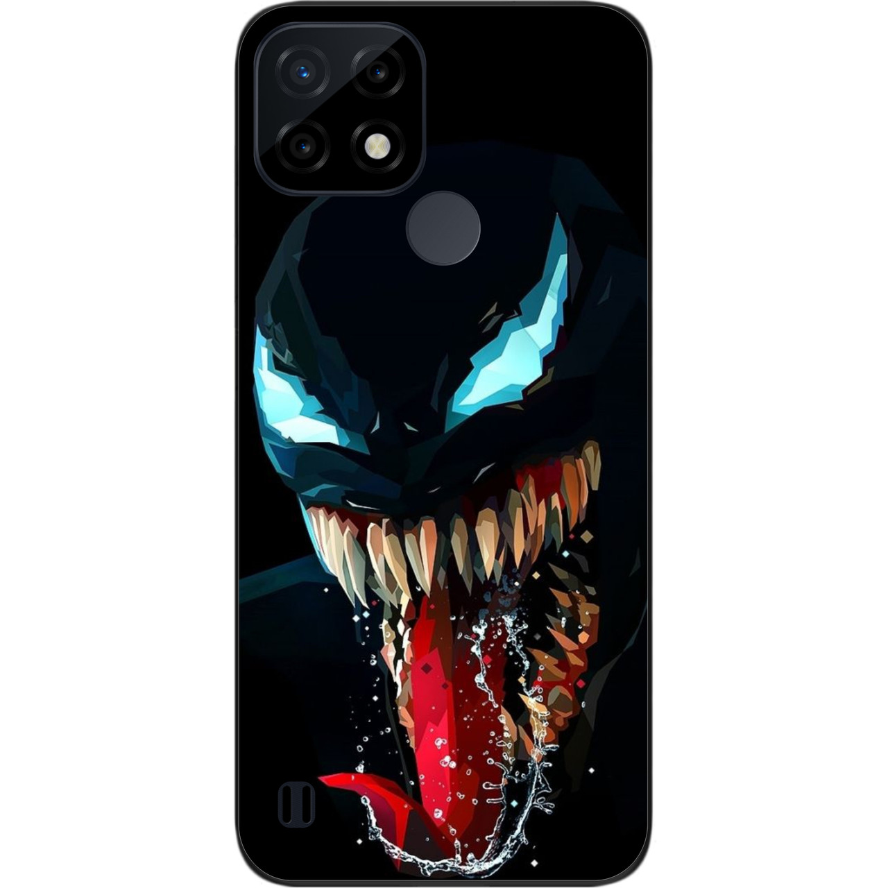 Силіконовий чохол Case для Realme C21 з картинкою Жорсткий веном