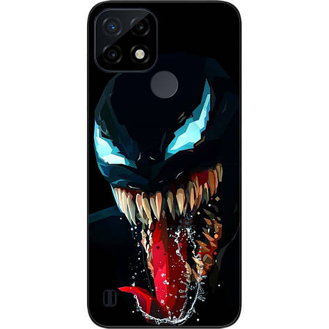 Силіконовий чохол Case для Realme C21 з картинкою Жорсткий веном, фото 1