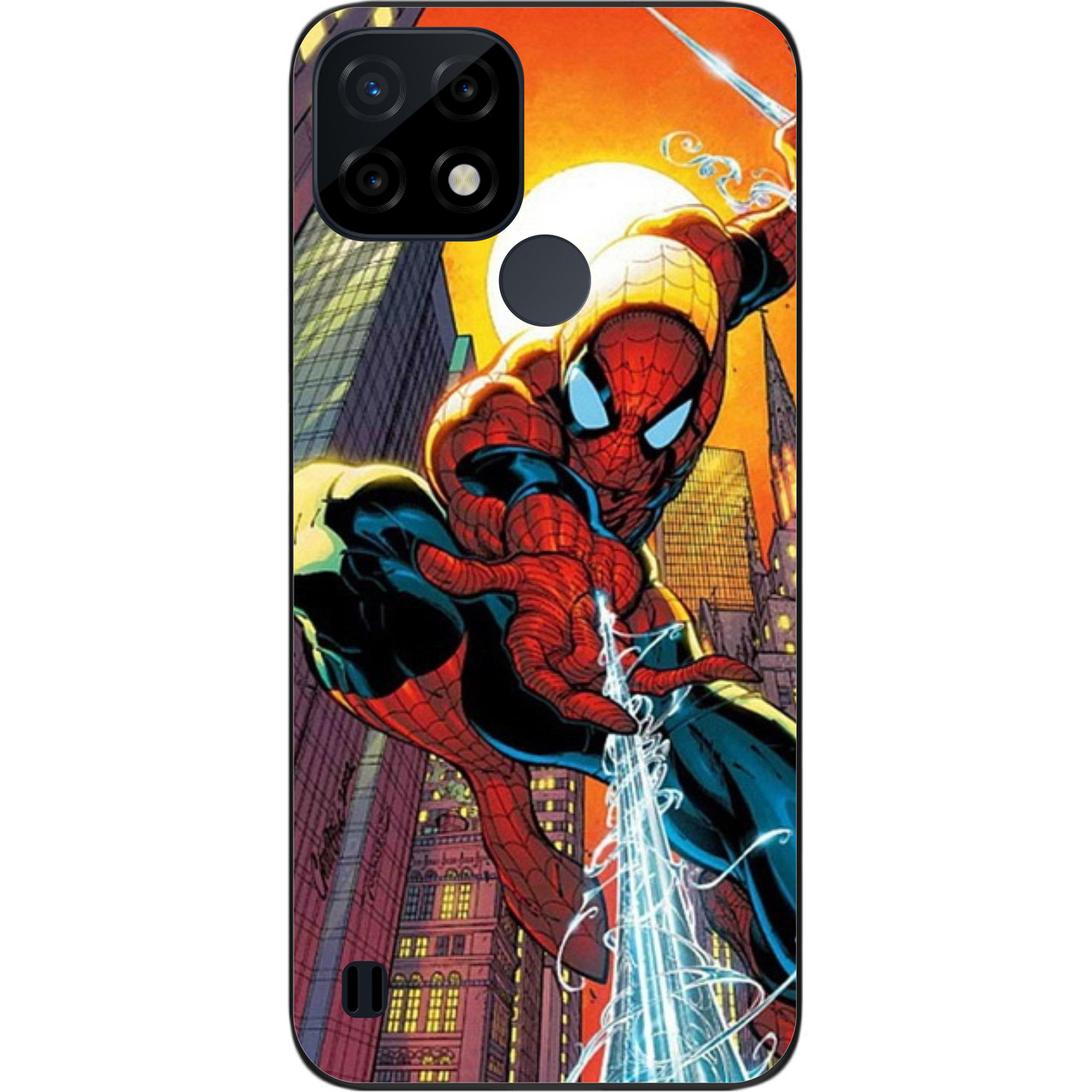 Силіконовий чохол Case для Realme C21 з картинкою Людина-павук