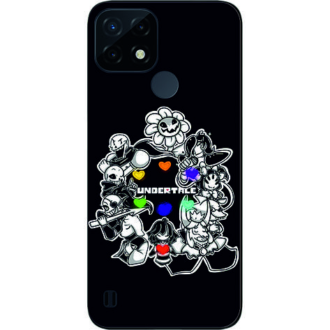 Силіконовий чохол Case для Realme C21 з картинкою Андертейл, фото 1