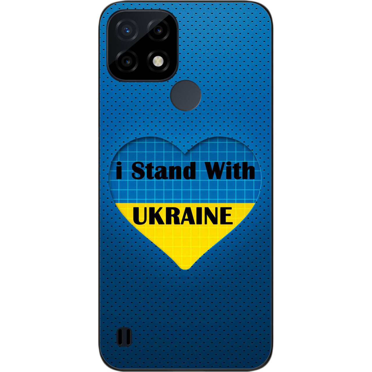 Силіконовий чохол Case для Realme C21 з картинкою Серце