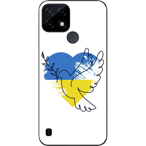 Силіконовий чохол Case для Realme C21 з картинкою Блакитний світу, фото 1