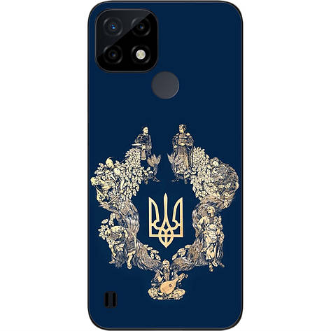 Силіконовий чохол Case для Realme C21 з картинкою Сильна Україна, фото 1