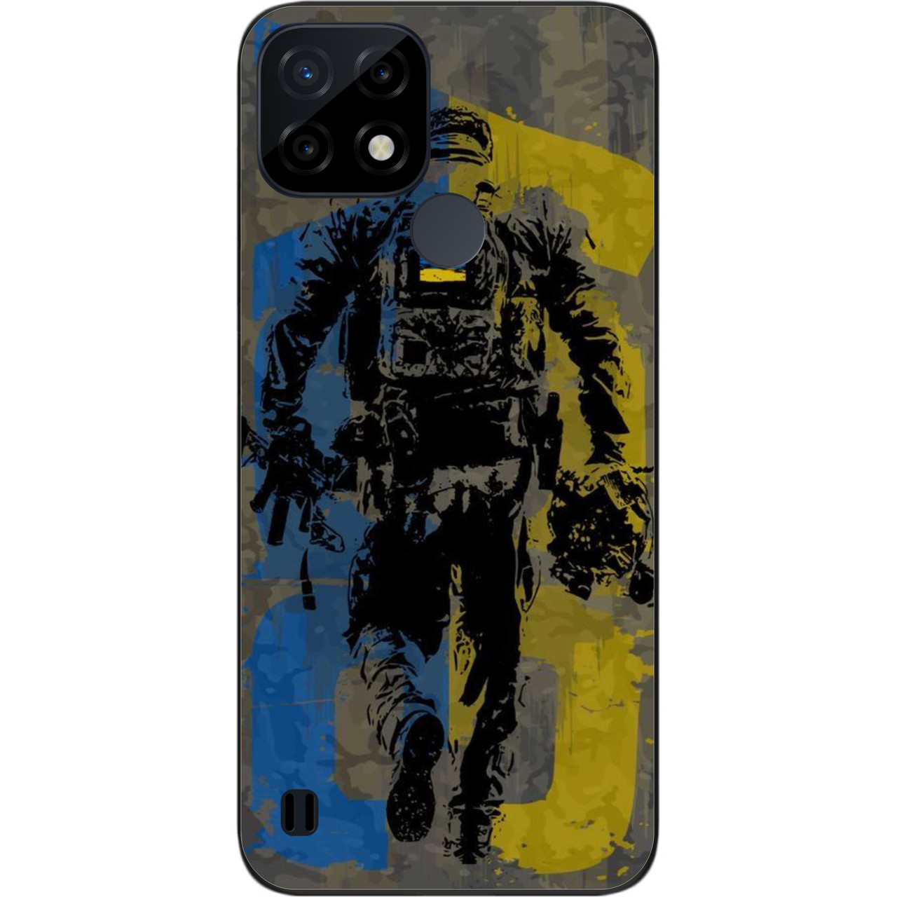 Силіконовий чохол Case для Realme C21 з картинкою ЗСУ