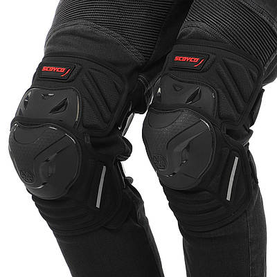 Мотонаколінники SCOYCO K46 2 шт L чорний