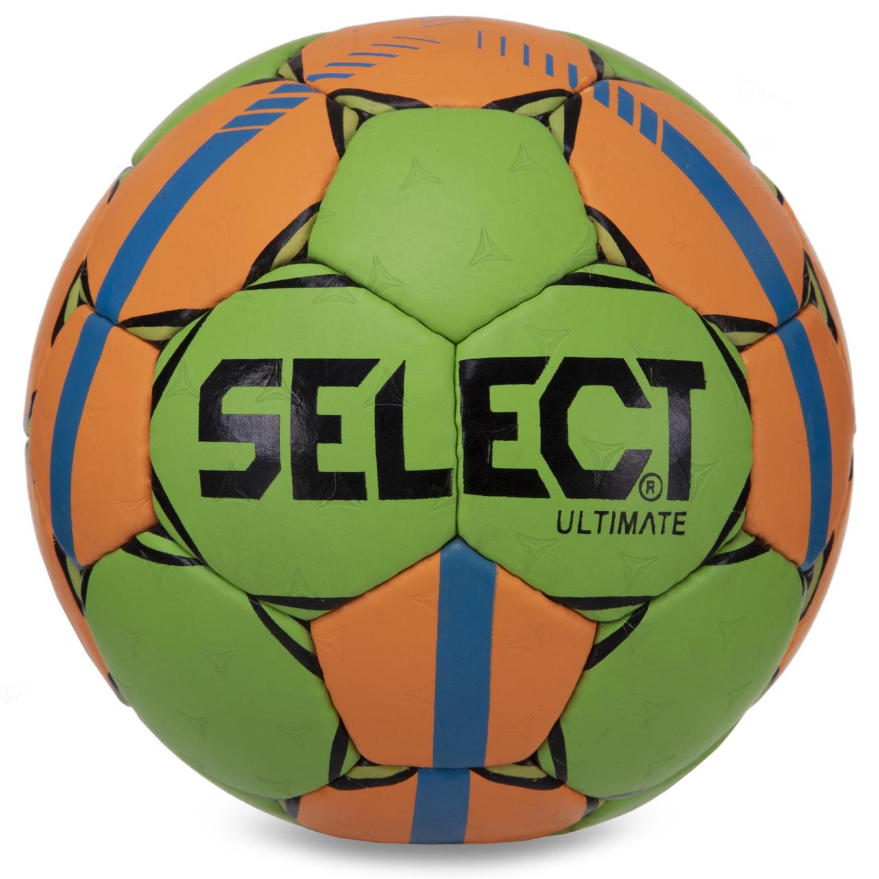 М'яч для гандбола SELECT HB-3663-2 No2 PVC зелений-жовтогарячий