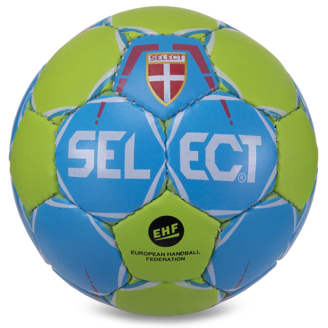 М'яч для гандбола SELECT HB-3657-0 No0 PVC синій-зелений