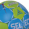 М'яч для гандбола SELECT HB-3657-0 No0 PVC синій-зелений, фото 5