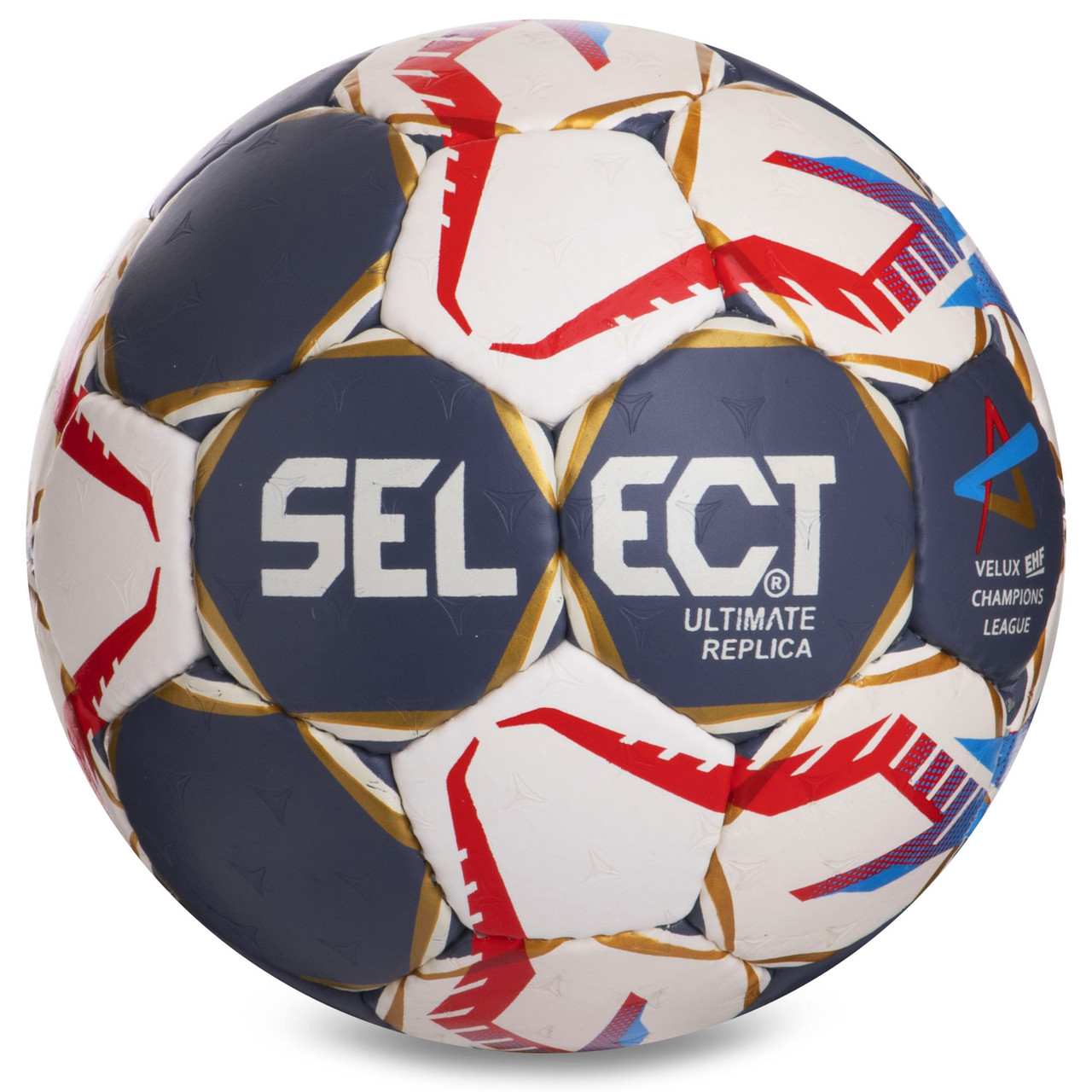 М'яч для гандбола SELECT HB-3657-3 No3 PV білий-чорний-червоний
