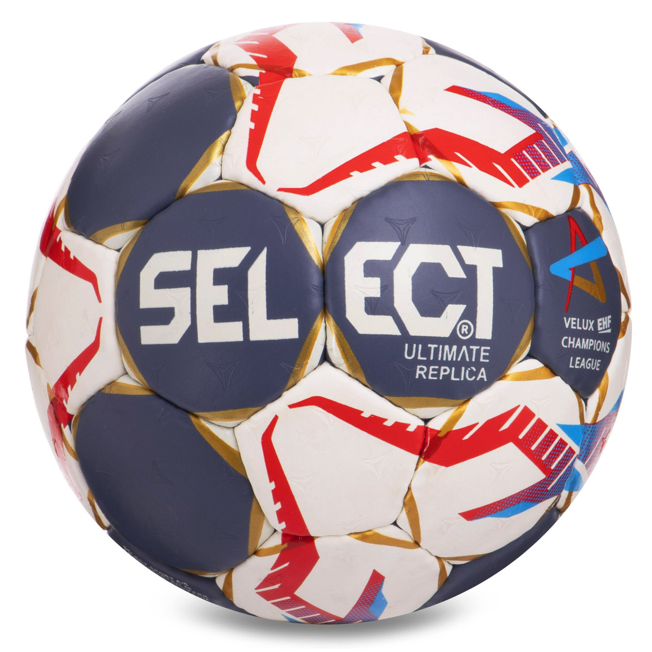М'яч для гандбола SELECT HB-3657-2 No2 PVC білий-чорний-червоний