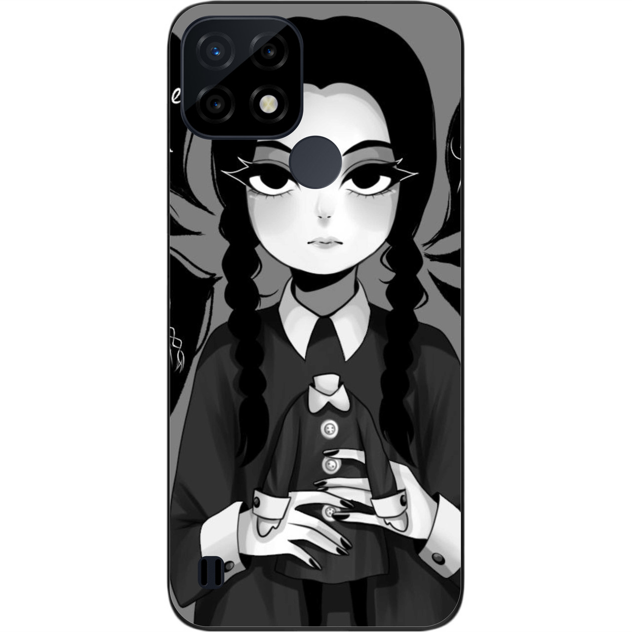 Силіконовий чохол Case для Realme C21 з картинкою Уенсдей