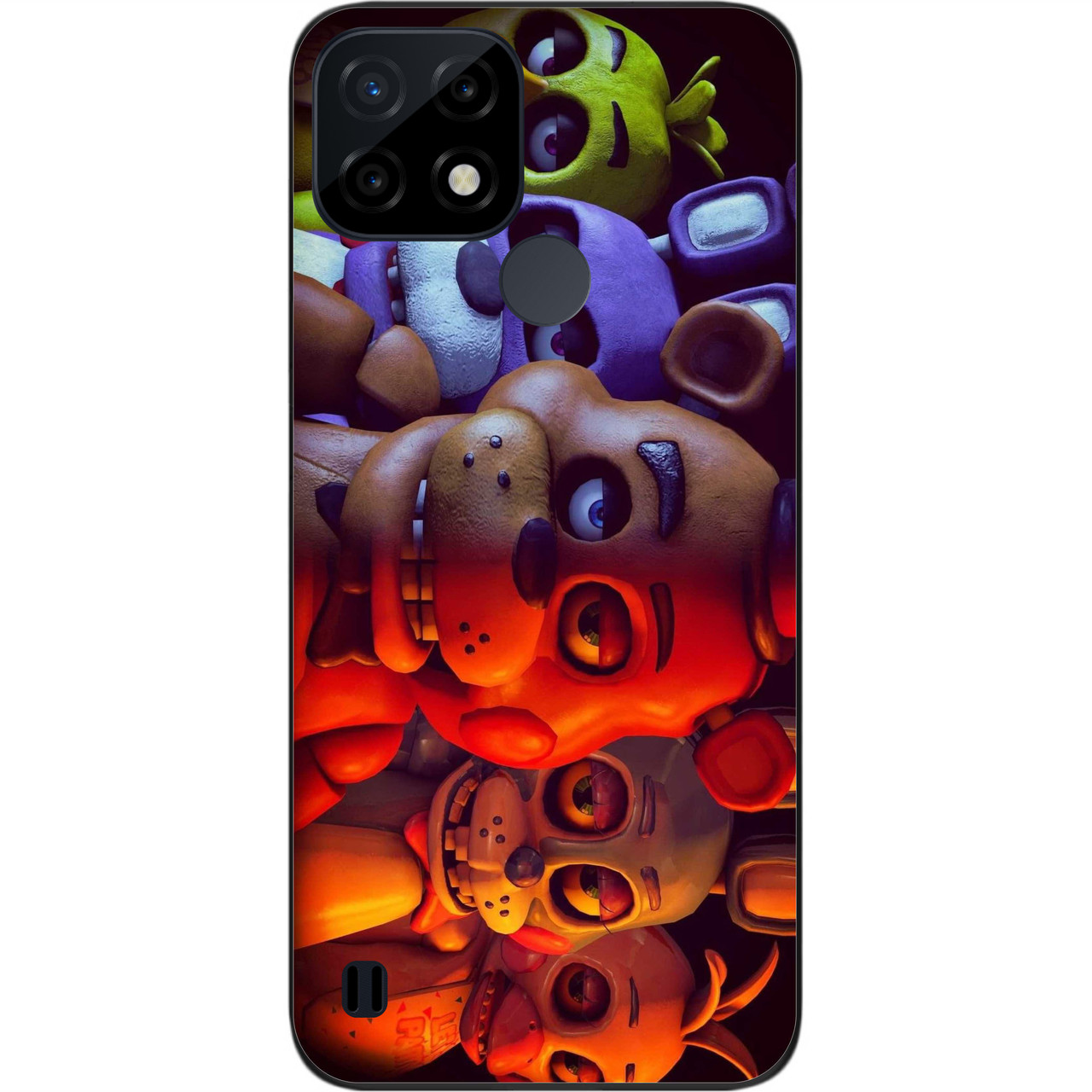 Силіконовий чохол Case для Realme C21 з картинкою Іграшкові аніматроніки