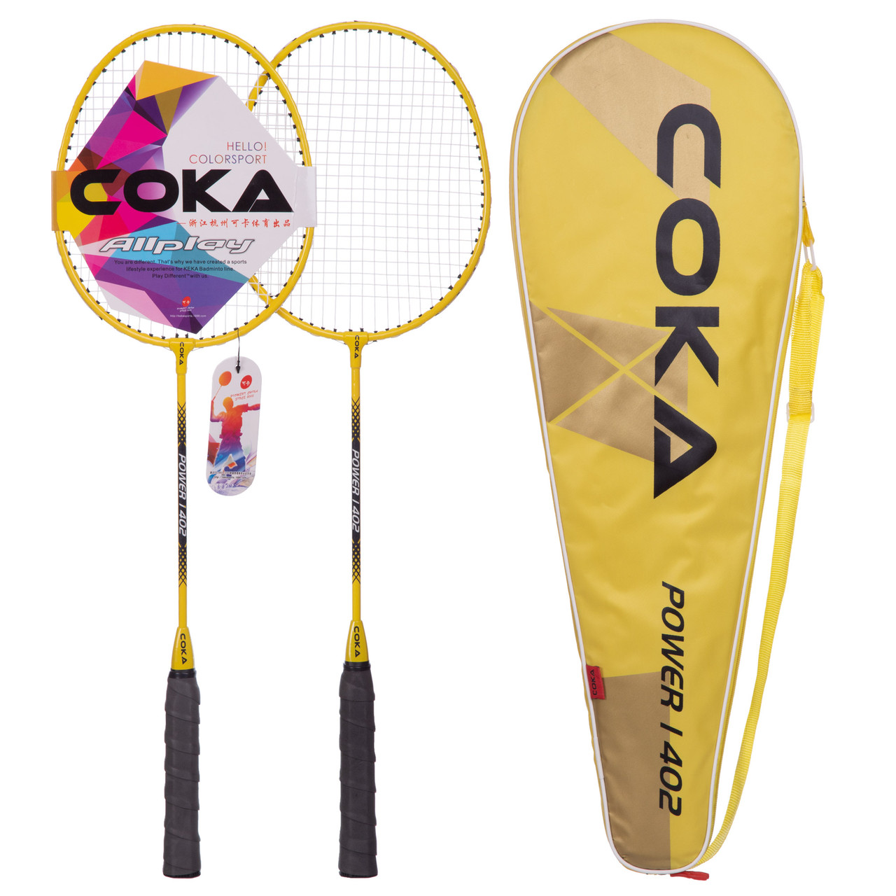 Набір для бадмінтону в чохлі COKA 1402 кольори в асортименті, фото 1