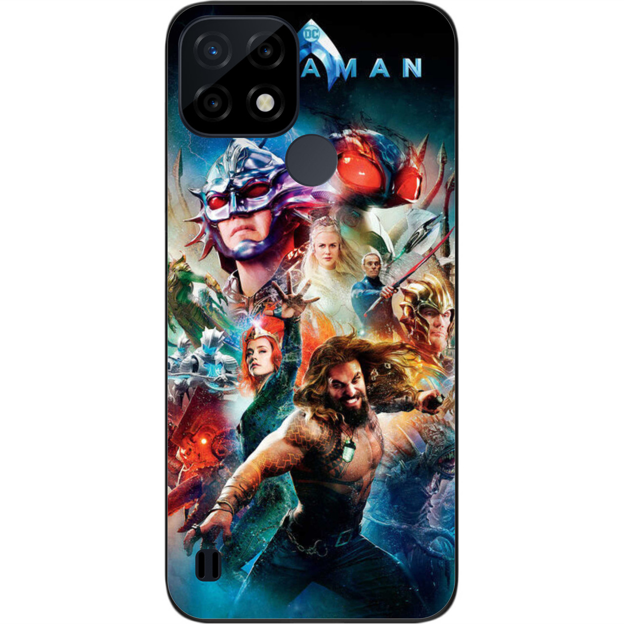 Силіконовий чохол Case для Realme C21 з картинкою Аквамен