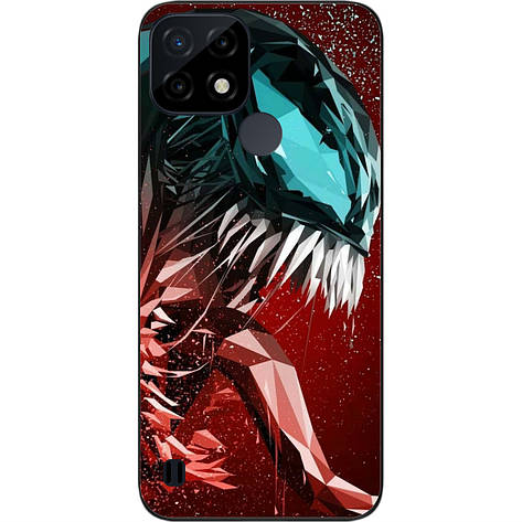 Силіконовий чохол Case для Realme C21 з картинкою Веном зуби, фото 1