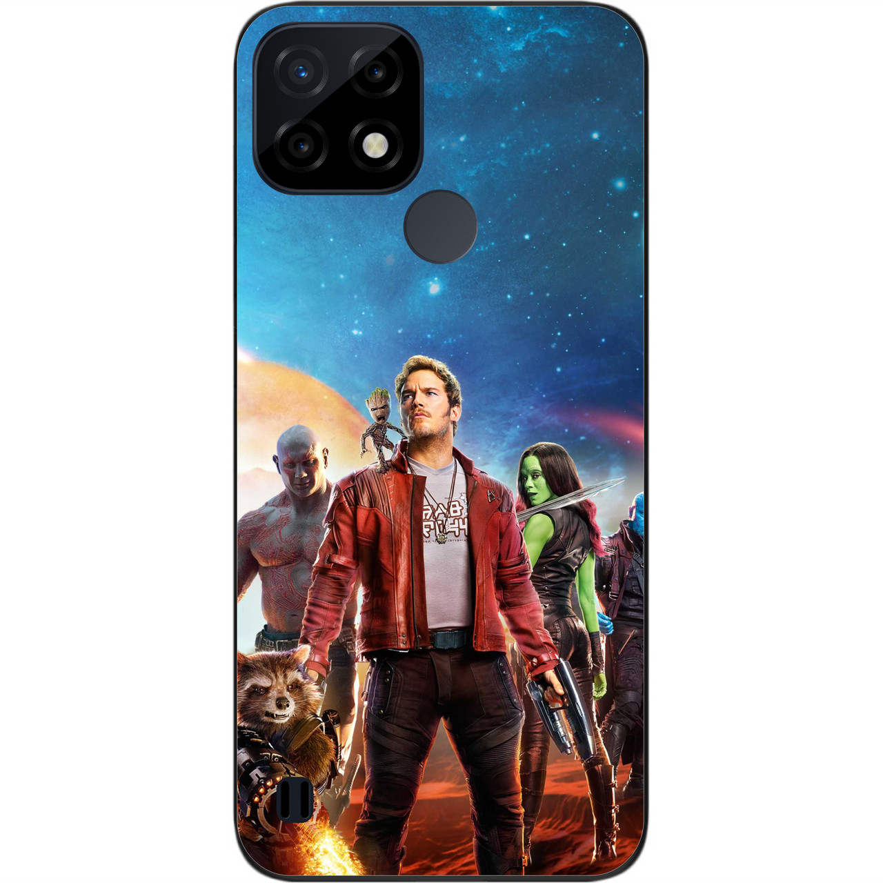 Силіконовий чохол Case для Realme C21 з картинкою Стражі команда