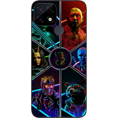 Силіконовий чохол Case для Realme C21 з картинкою Стражі герої, фото 1
