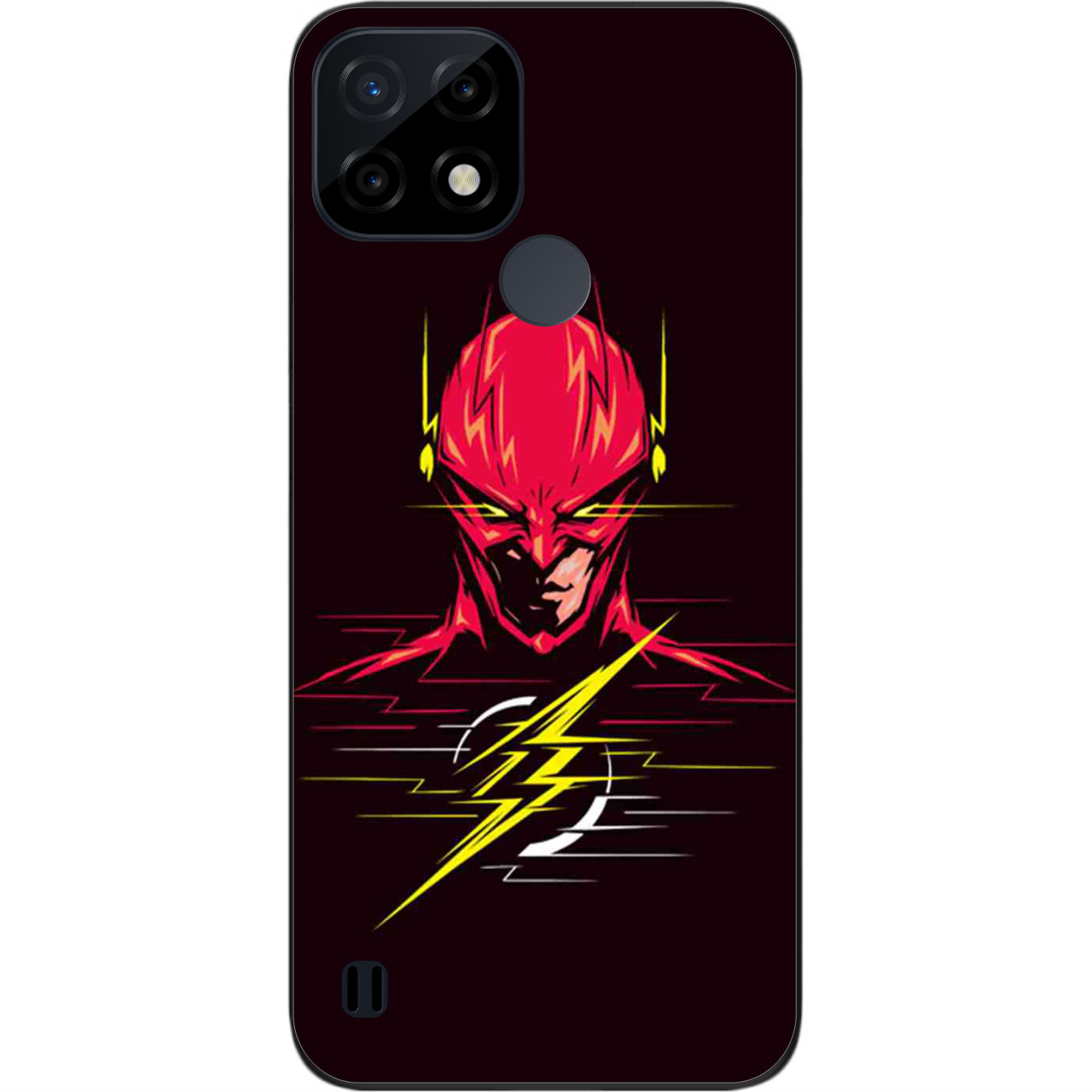 Силіконовий чохол Case для Realme C21 з картинкою Флеш