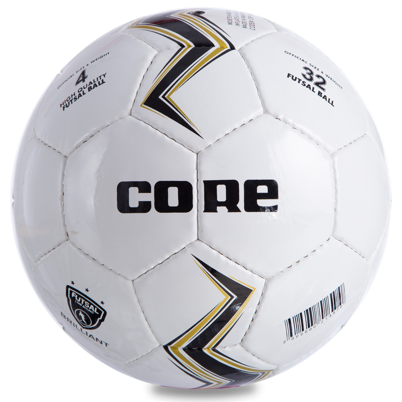 М'яч для футзалу CORE BRILLIANT Shiny CRF-043 No4