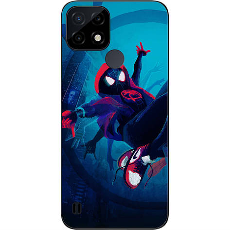 Силіконовий чохол Case для Realme C21 з картинкою Супергерой Павук, фото 1