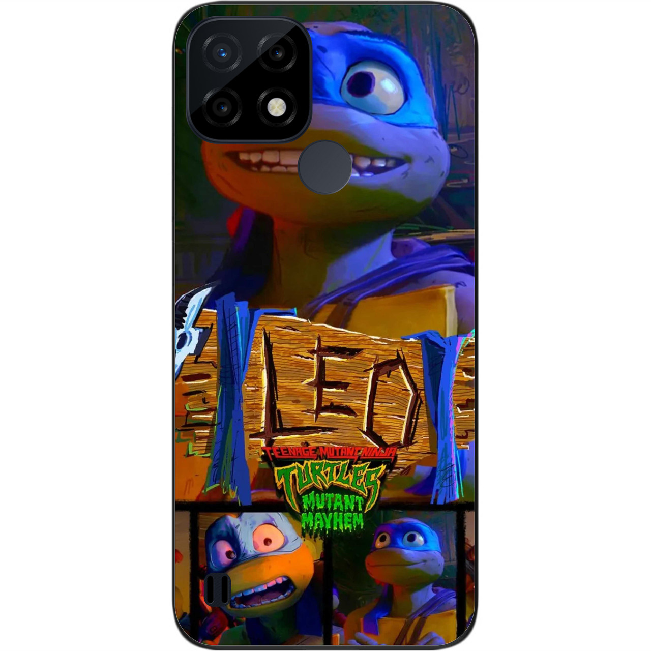 Силіконовий чохол Case для Realme C21 з картинкою Черепашки ніндзя Лео