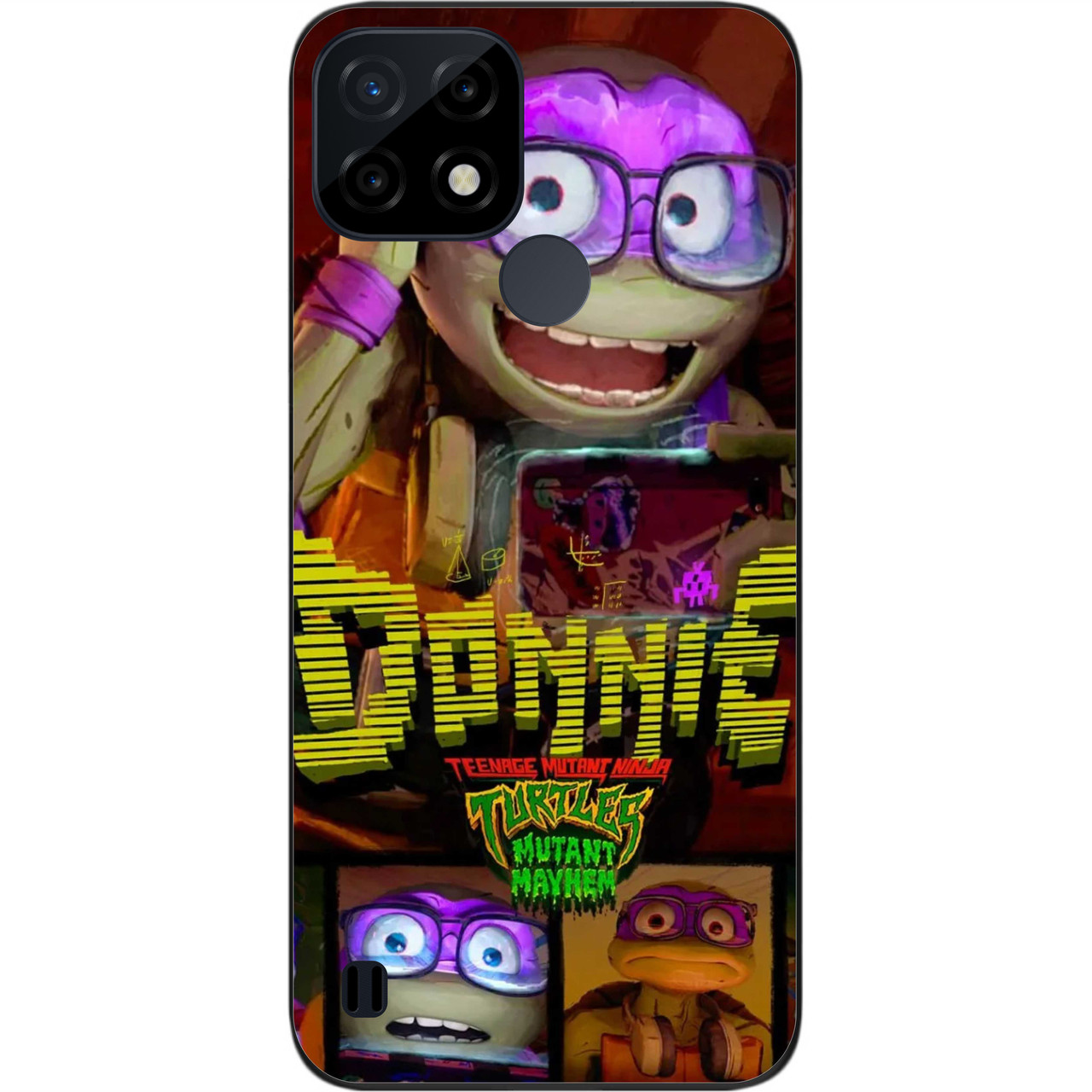 Силіконовий чохол Case для Realme C21 з картинкою Черепашки ніндзя Донателло