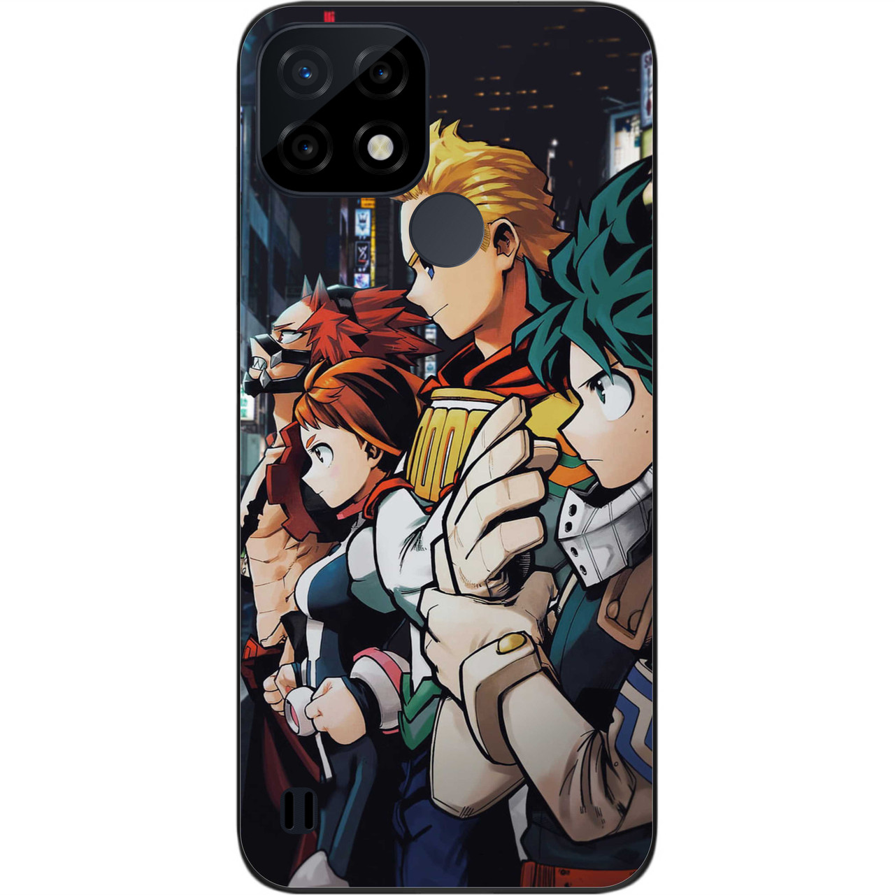 Силіконовий чохол Case для Realme C21 з картинкою Моя геройська академія