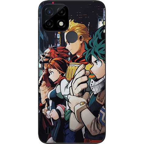 Силіконовий чохол Case для Realme C21 з картинкою Моя геройська академія, фото 1