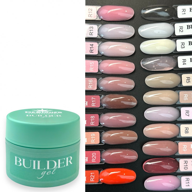 Моделюючий гель Designer Builder Gel 15мл. R4 Brilliant White