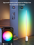 Розумний торшер Philips Hue Gradient Signe White and Color 149 см, Bluetooth, ZigBee, Apple HomeKit (Білий), фото 5