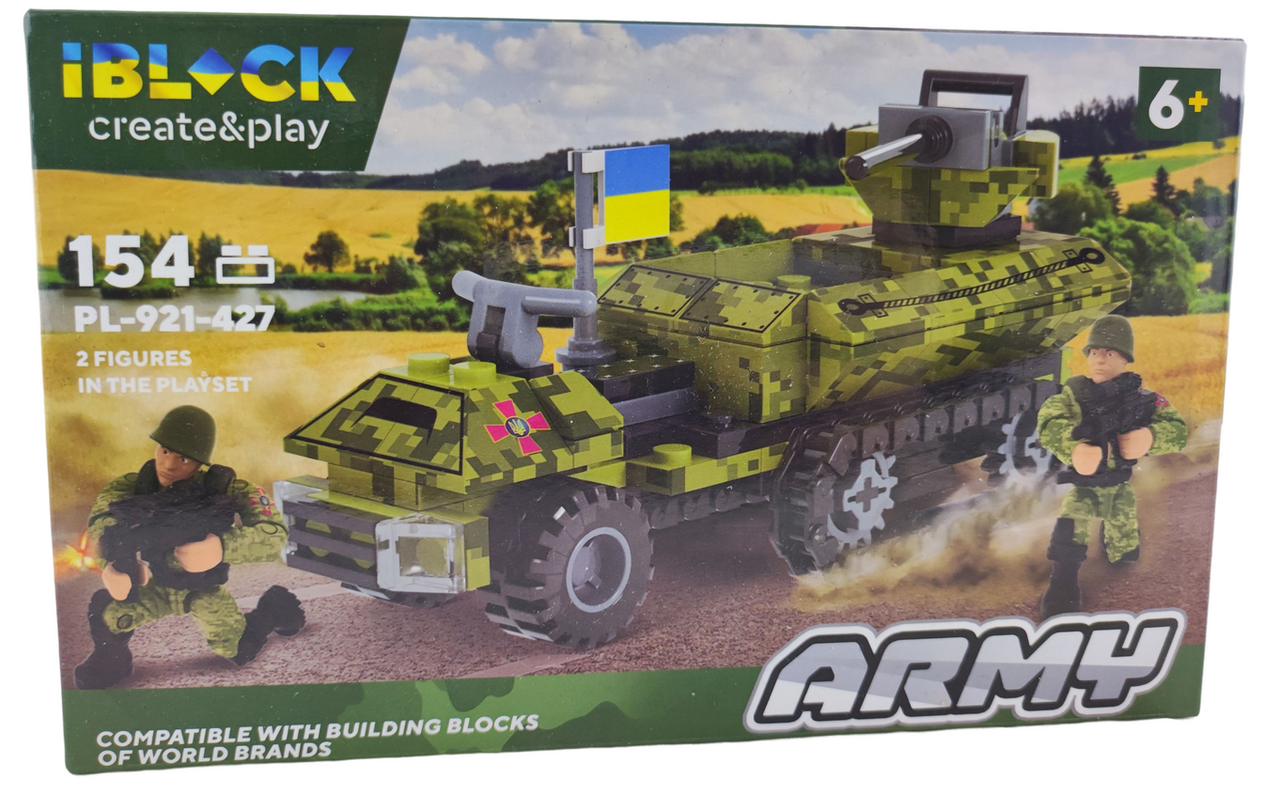 Конструктор Військова техніка 154 деталі IBLOCK