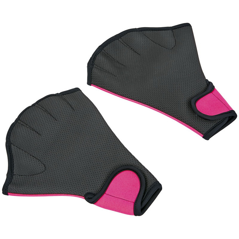 Перчатки для аквафитнеса MadWave M074603 S-L розовый-черный - фото 3 - id-p2009603410