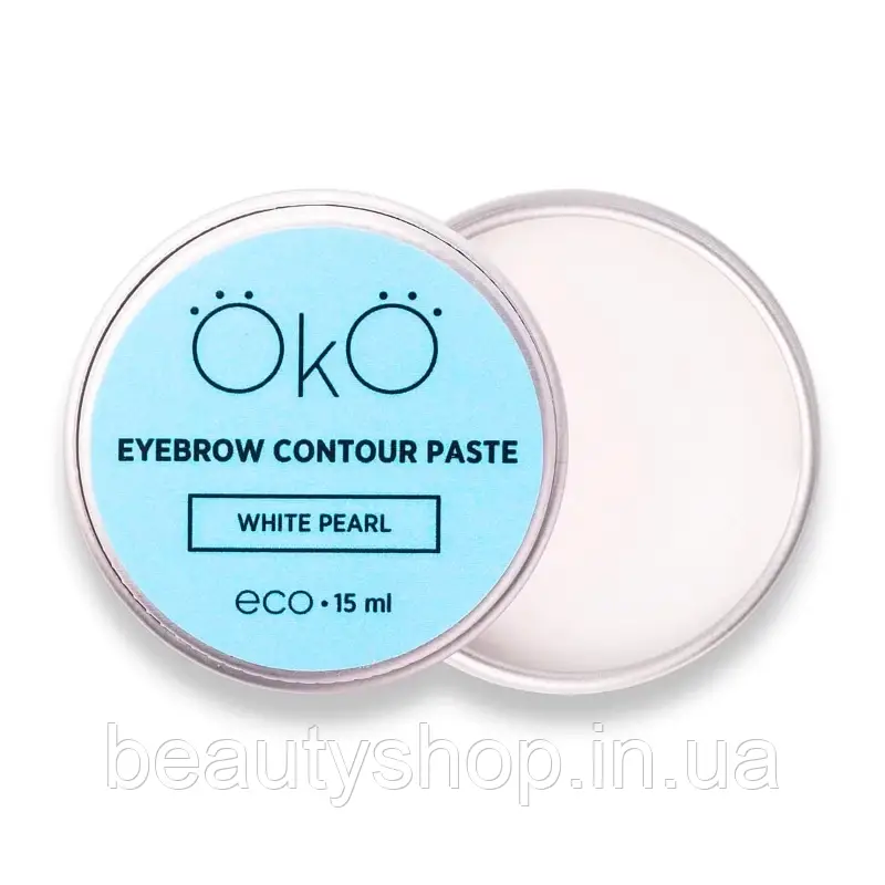 Паста для брів Oko Eyebrow Contour Paste White Pearl, 15 мл